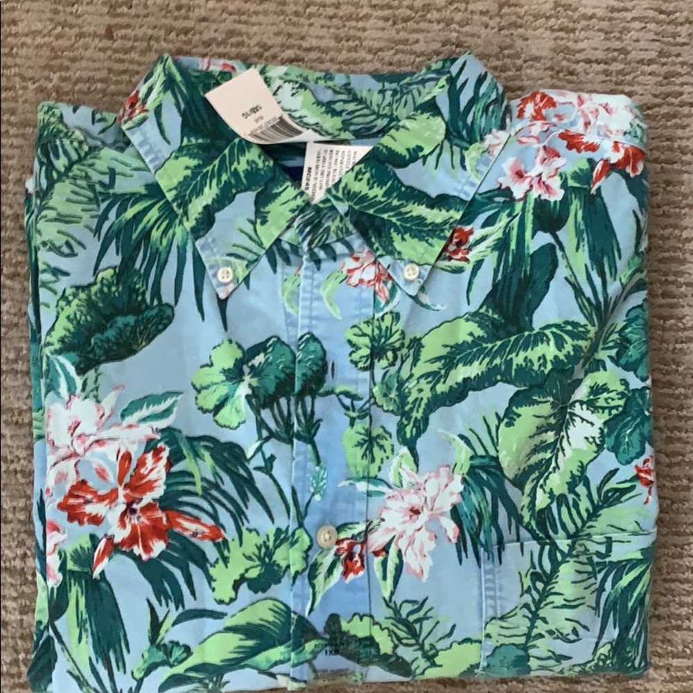 Ralph Lauren men’s Hawaiian button down NWT 1X